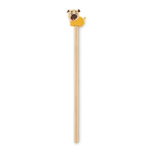 Creion lemn in forma de animal, Wood, lemn