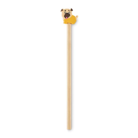 Creion lemn in forma de animal, Wood, lemn