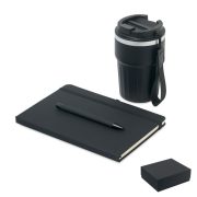 Set cadou 3 piese in cutie, Paper, negru
