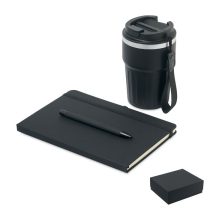 Set cadou 3 piese in cutie, Paper, negru