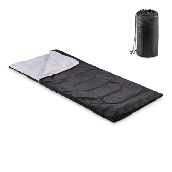 Sac de dormit in aer liber, Polyester, negru