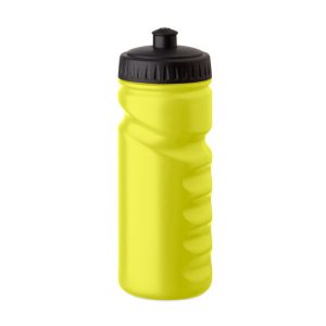 Sticla sport 500ml, Polyethylene, galben neon