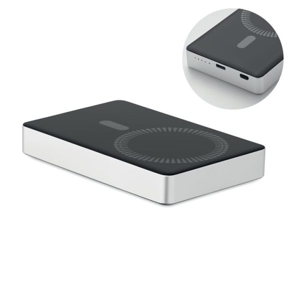 Powerbank 10000 mAh, ABS, argintiu