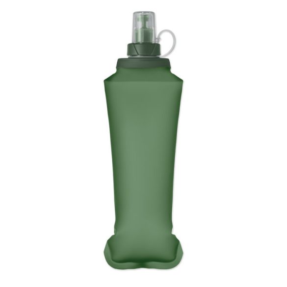 Sticla de apa pliabila 500ml, TPU, verde
