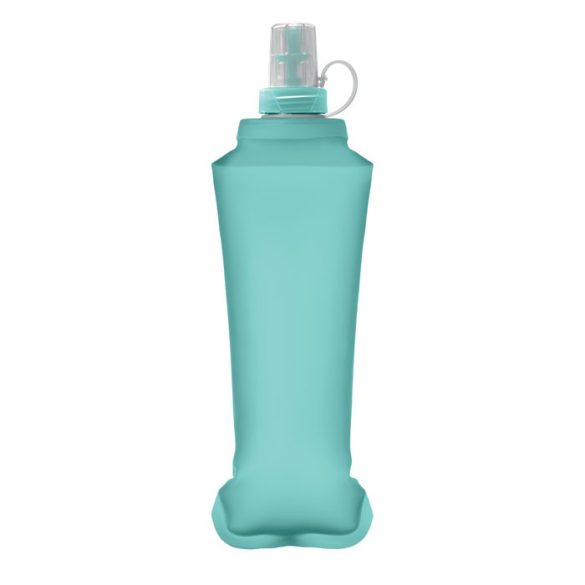 Sticla de apa pliabila 500ml, TPU, turcoaz