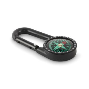 Busola de exterior cu carabina, ABS, negru