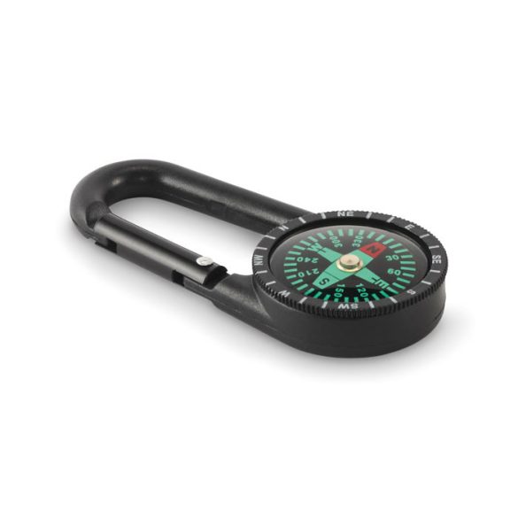 Busola de exterior cu carabina, ABS, negru
