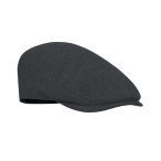 Sapca plata tip Newsboy 320 gr/, Polyester, negru