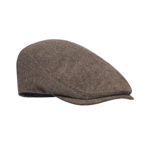 Sapca plata tip Newsboy 320 gr/, Polyester, kaki