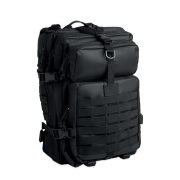 Rucsac exterior 600D RPET, RPET, negru