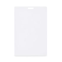 Ecuson pentru lanyard 120 x 80, PVC, alb