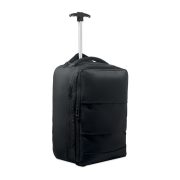Rucsac trolley din RPET 290T, RPET, negru