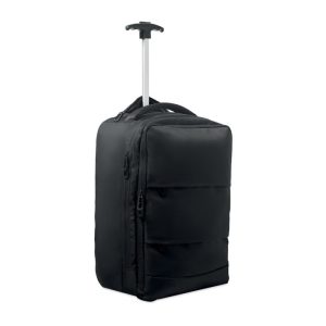 Rucsac trolley din RPET 290T, RPET, negru