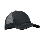 Sapca trucker cu 5 panele, Cotton, negru