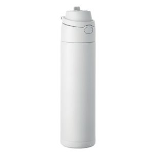 Sticla cu perete dublu 500 ml, Stainless steel, alb