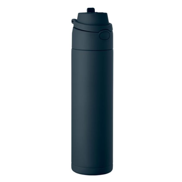 Sticla cu perete dublu 500 ml, Stainless steel, albastru marin francez