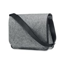 Geanta laptop fetru RPET, Fleece, grey