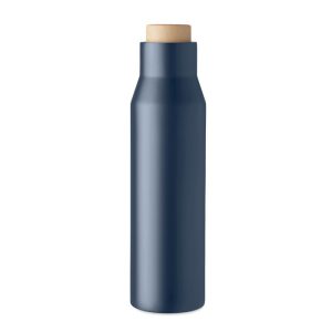 Termos cu perete dublu 500 ml, Stainless steel, Albastru inchis