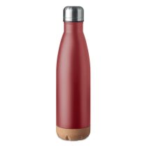 Sticla cu perete dublu 600 ml, Stainless steel, burgundy