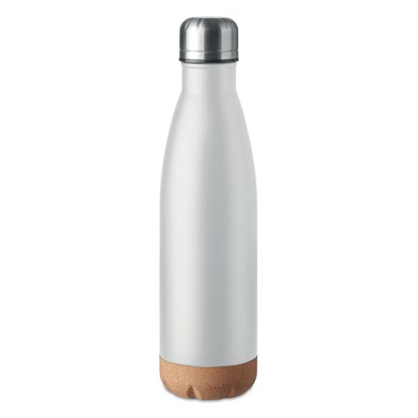 Sticla cu perete dublu 600 ml, Stainless steel, white