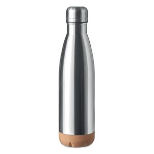 Sticla cu perete dublu 600 ml, Stainless steel, matt silver