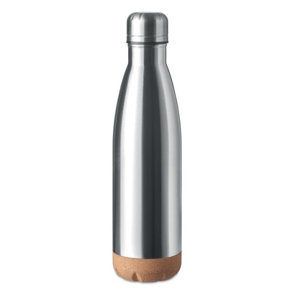 Sticla cu perete dublu 600 ml, Stainless steel, matt silver