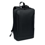 Rucsac laptop din 300D RPET, RPET, black