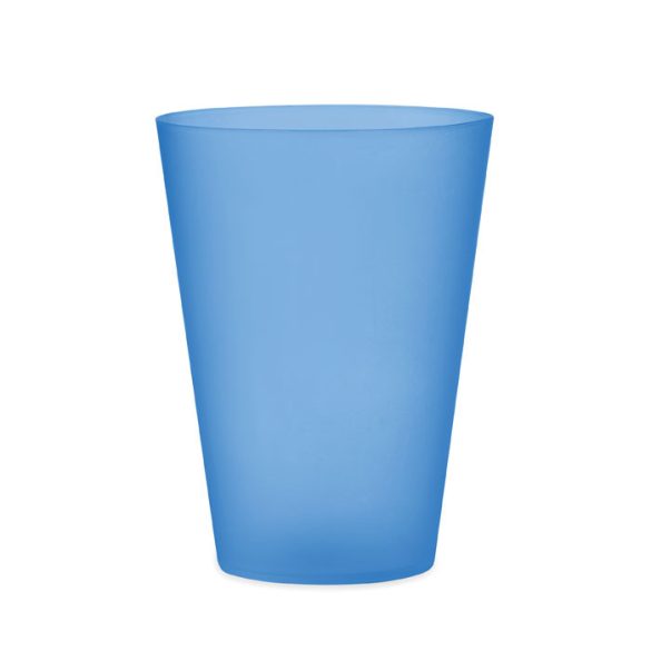 Pahar evenimente 300 ml, Polypropylene PP, albastru transparent