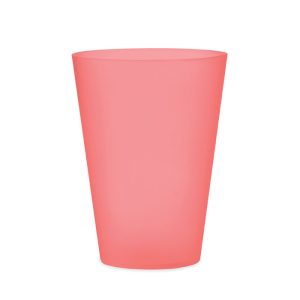 Pahar evenimente 300 ml, Polypropylene PP, rosu transparent