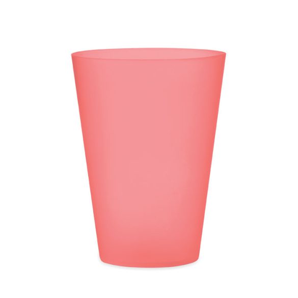 Pahar evenimente 300 ml, Polypropylene PP, rosu transparent