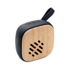 Boxa 5.0 wireless din bambus, Bamboo, black