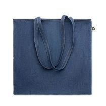 Sacosa din denim reciclat, Cotton, blue