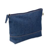 Geanta cosmetice din denim, Cotton, blue