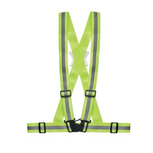 Bretele  reflectorizante, Polyester, neon green