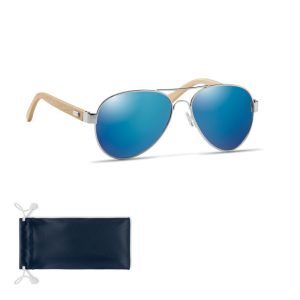 Ochelari de soare din bambus, Bamboo, blue