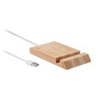 Incarcator wireless din bambus, Bamboo, wood