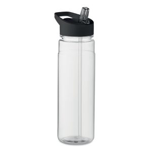 Sticla 650ml RPET cu capac PP, RPET, black