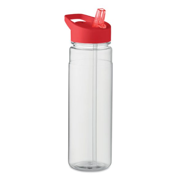 Sticla 650ml RPET cu capac PP, RPET, red