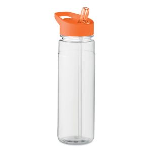 Sticla 650ml RPET cu capac PP, RPET, orange