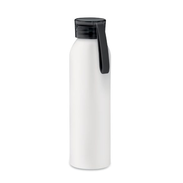 Sticla din aluminiu 600ml, Aluminium, white/black