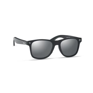 Ochelari de soare din bambus, Bamboo, shiny silver