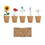 Kit de crestere a florilor, Carton, beige