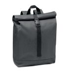 Rucsac 600D RPET 2 tonuri, RPET, black