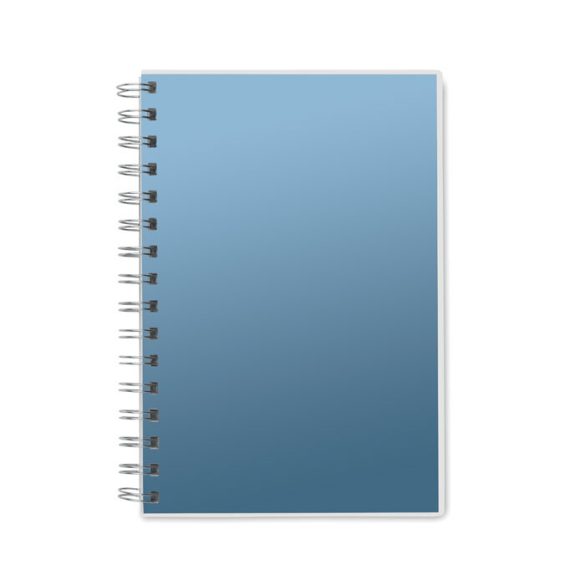 Agenda A5 cu coperta RPET, Item with multi-materials, royal blue