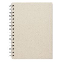 Agenda A5 din hartie de iarba, Paper, beige