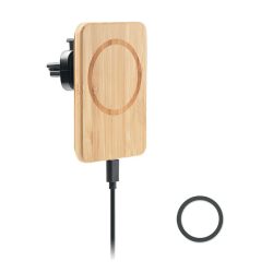 Incarcator magnetic 15W, Item with multi-materials, wood
