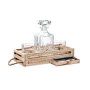 Set de whisky de lux, Item with multi-materials, wood