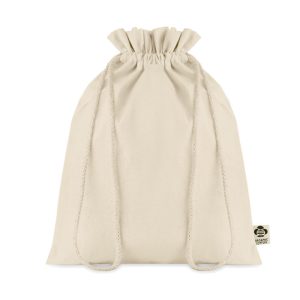 Punga medie din bumbac organic, Organic cotton, beige