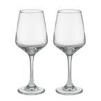 Set de 2 pahare de vin, Glass, transparent