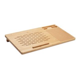 Suport laptop si smartphone, Bamboo, wood